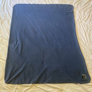 Roundy Ridge Fleece Camping Blanket with Snap Blue 50 X 60